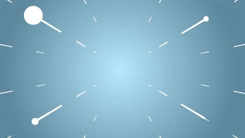 Hyperspace jump through the stars to a distant space. Abstract light speed Stock Footage 132810011