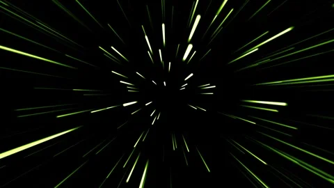 Hyperspace jump through the stars to a distant space, Traveling through star Stock Footage 265492692