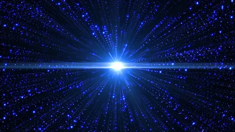 Hyperspace jump through the stars to a distant space. Through time and space Stock Footage 275272768