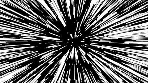 Hyperspace Jump Warp Speed Motion Background Stock Footage 244910867