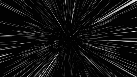 Hyperspace. Light Speed animation Video stock 107795958