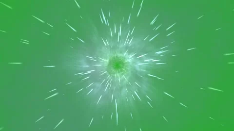 Hyperspace motion graphics with green screen background Stock Footage 169523446