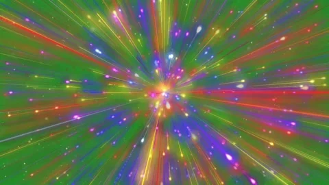 Hyperspace motion graphics with green screen background Stock Footage 194810484