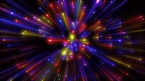 Hyperspace motion graphics with night background Stock Footage 137769899