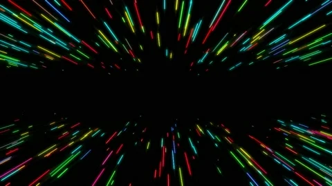 Hyperspace motion graphics with night background Stock Footage 138417004