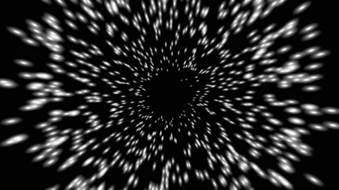 Hyperspace motion graphics with night background Stock Footage 162484740