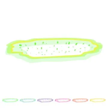 Hyperspace portal vfx cartoon vector graphic Stock Illustration