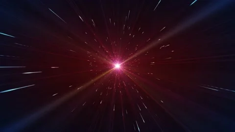 Hyperspace Starburst Background Clip 스톡 동영상 134054611