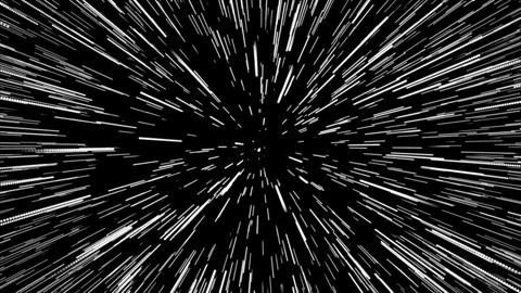 Hyperspace with stars Stock Footage 245552479