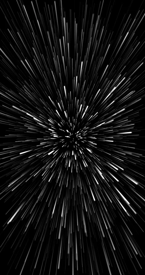 Hyperspace travel. Loop. 4K Vertical Stock Footage 308509322