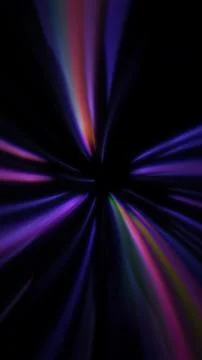 Hyperspace warp speed motion blur light rays digital background Stock Illustration