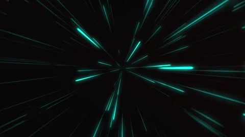 Hyperspeed - Blue (Space jump effects) 01 Video stock 150269130