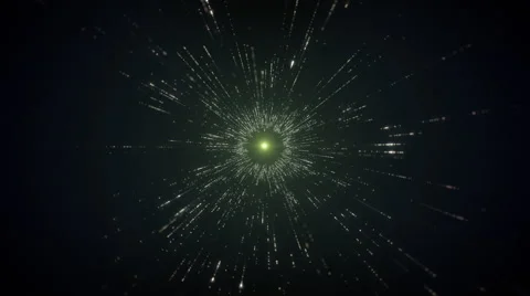 Hyperspeed Particles in Exploding Loop Stock Footage 48330451