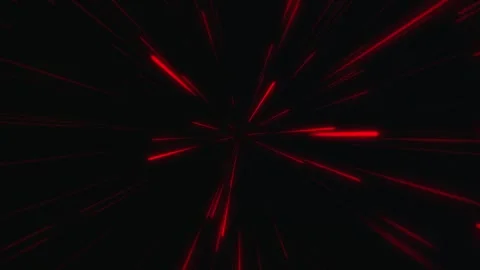 Hyperspeed - Red (Space jump effects) 01 Stockbeeldmateriaal 150269237
