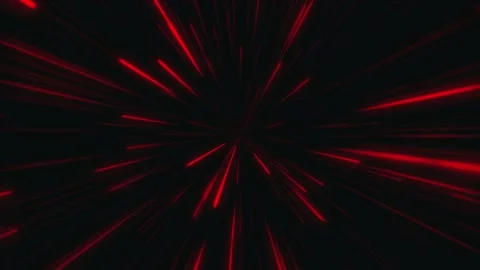 Hyperspeed - Red (Space jump effects) 02 Stock Footage 150269276