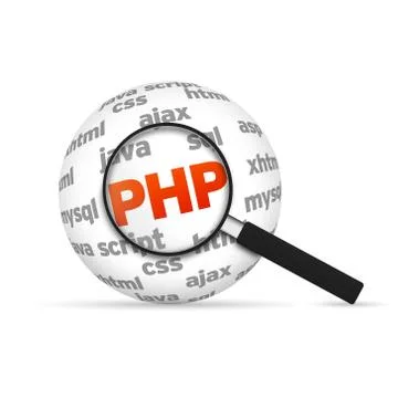 Hypertext preprocessor Stock Illustration