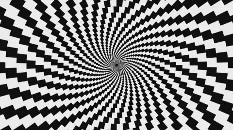 Hypno twirl loop Stock Footage
