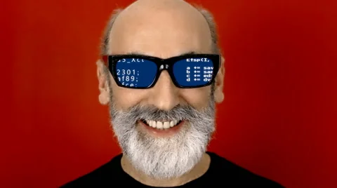 Hypnoglasses hide source code scroll Stock Footage 48239763