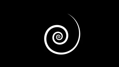 Hypnosis concept. Endless spiral animation. Stock Footage 285811208