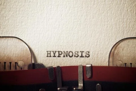 Hypnosis concept view Stock Photos