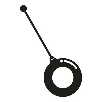Hypnosis pendulum swinging flat vector icon design Stock Illustration