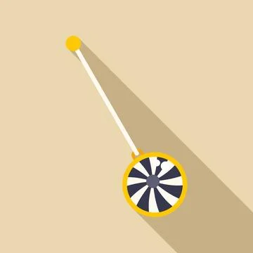 Hypnosis pendulum swinging with hypnotizing spiral illustration Ilustração Stock