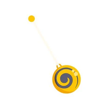Hypnosis pendulum tool swinging in hypnotic motion Stock Illustration