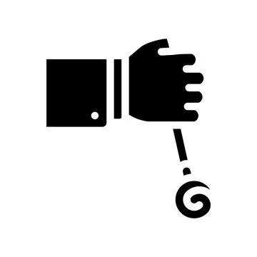 Hypnosis procedure glyph icon vector illustration black 스톡 일러스트