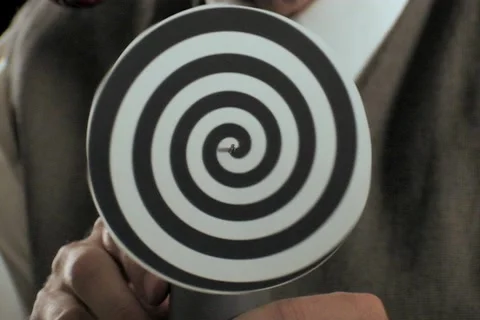 Hypnosis Spinning Disc. Stock Footage 974100