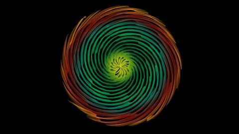 Hypnosis spiral, abstract background. Stock Illustration