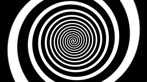 Hypnosis Spiral Stock Footage