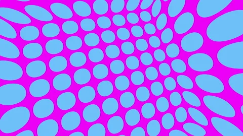 Hypnotic 3d pattern Video stock 149982926