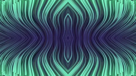 Hypnotic 4K animation of a kaleidoscopic pattern appearing. 3d rendering Stock Footage 321343618