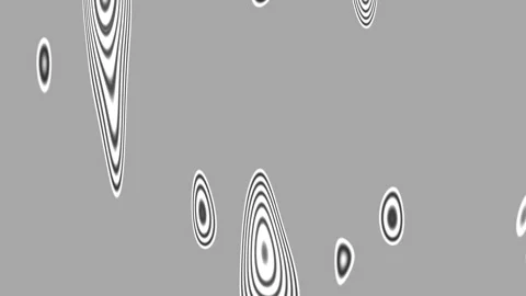 Hypnotic abstract animated liquid striped background Stock Footage 341602458