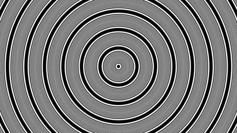 Hypnotic abstract animation. Black and white Stock Footage 232420869