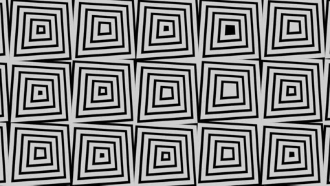 Hypnotic abstract animation. Black and white 스톡 동영상 233292956