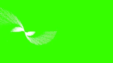 Hypnotic Abstract Animation Green Screen 25fps Video stock 41679828