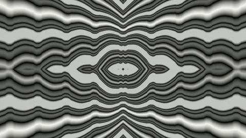 Hypnotic abstract animation. white and black background. Stock Footage 237539487