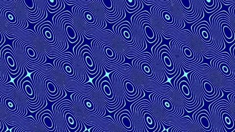 Hypnotic abstract blue liquid swirl pattern background loop for motion graphi Stock Footage 342092689
