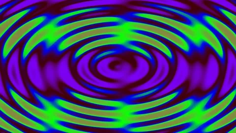 Hypnotic abstract digital spiral pattern, vibrant energy wave loop background Stock Footage 341058407