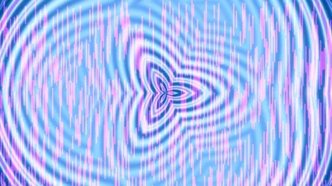 Hypnotic abstract emerald green wave pattern background for modern motion d.. Stock Footage 339785377