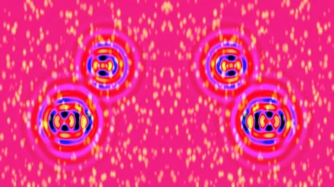 Hypnotic abstract energy glow patterns floating on vibrant cyan blue digita.. Stock Footage 336770264