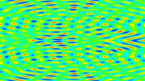 Hypnotic abstract flowing wave pattern: Digital liquid backdrop for futuris.. Stock Footage 333111397