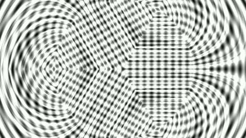 Hypnotic abstract monochrome ripple pattern with digital distortion backgro.. Stock Footage 336773696