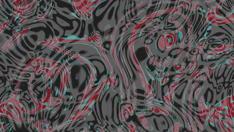 Hypnotic abstract psychedelic animation. Abstract background Stock Footage 235632489