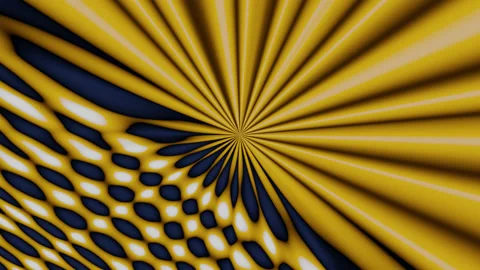 Hypnotic abstract psychedelic animation. Background with rays Stock Footage 234522045