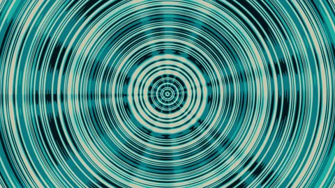 Hypnotic abstract psychedelic animation. Background with spiral Stock Footage 234522097