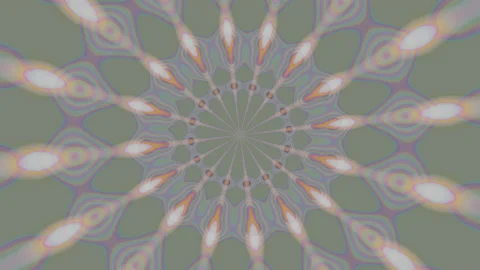 Hypnotic abstract psychedelic animation. Background with color stars Stock Footage 234817179