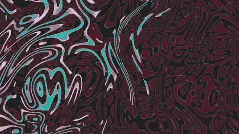 Hypnotic abstract psychedelic animation. Background of lines Stock Footage 235631158