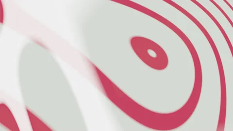 Hypnotic abstract psychedelic animation. Background with pink lines Stock Footage 236291462